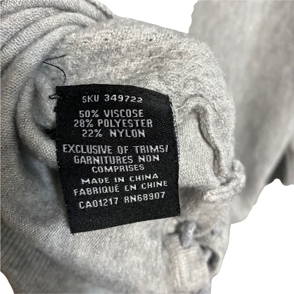 Waffle Knit Scoop Neck Sweater with Tie Sides​​ - Picture 5 of 5